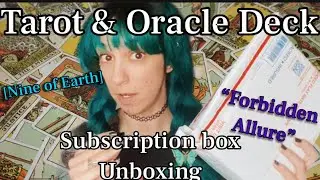 Tarot/Oracle deck subscription unboxing | Nine of Earth | Witchy Unboxing