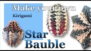Make Your Own Kirigami Star Bauble