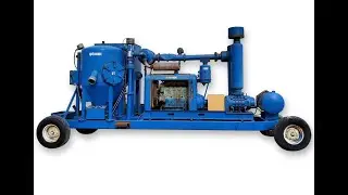 Cyclonaire Push/Pull Portable Diesel Pneumatic Transfer Railcar Bulk Unloader