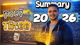 summary prep 3 math مراجعه ماث تالته اعدادي الترم الاول
