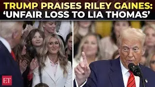 &lsquo;Unfair loss to Lia&rsquo;: Trump praises Riley Gaines as he signs executive order against trans athletes