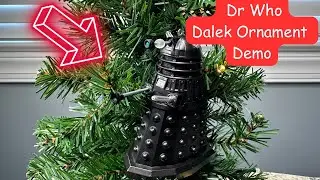 Hallmark Dr Who Dalek ornament review.
