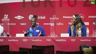 Keely Hodgkinson and Athing Mu react to women's 800m final - Tokyo 2020 Olympics