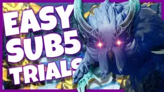 Dauntless Skraev trials - EASIEST sub 5 build and guide