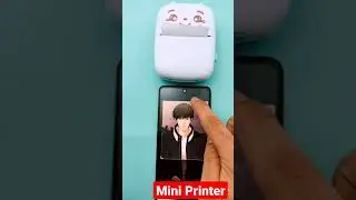 Bluetooth Mini Printer | Portable Wireless Thermal Photo Printer | How To Use With Smart Phone
