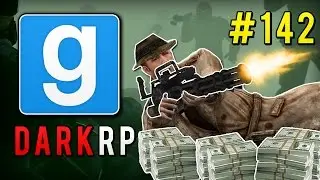 Garry's Mod: DarkRP: THROWING KNIVES VS A MINI-GUN! [142]