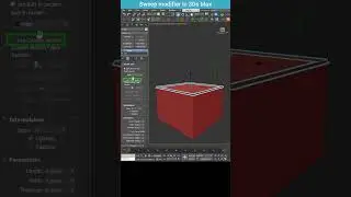 Using the Sweep Modifier in 3Ds Max #shorts #3dsmax #sweep