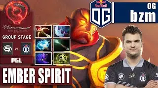 SONIQS vs OG | BZM INSANE EMBER SPIRIT PERFORMANCE NO MERCY | GROUP STAGE - THE INTERNATIONAL 2022