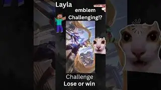 Layla Tank Emblem Challenge 😈 | Can She Survive? 💀 | MLBB #mlbb#shorts#layla
