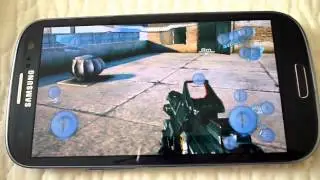 Многопользовательский режим NOVA 3 на Galaxy S3 на HDTV с контроллером PS3