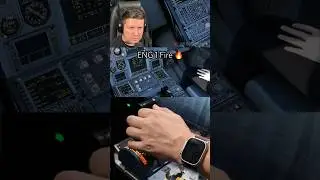 Аварийное реагирование на пожар двигателя A320 с помощью WINWING #shorts
