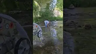 Dredging for Gold with 8ft of Gold Hog Mat @georgiagoldguy#youtubeshorts  #IBPC