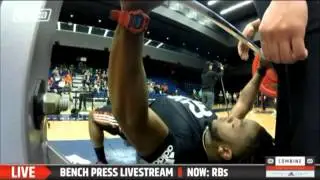 Уэйн Мур, RB 2016 CFL Combine Bench