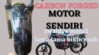 Tutorial Carbon Forged Pemula PART 1,full proses skining carbon forged