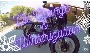 🇬🇧Royal Enfield Continental GT Interceptor 650 Oil Change and Winterization Easey Peasey Mobil 1