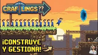 Imagina si LEMMINGS tuviera un hijo con FACTORIO ⚙️ | Craftlings Gameplay