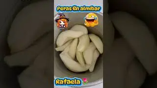 Peras en alm&iacute;bar #comida #canaldecocina #cocina #cocinaconsabor