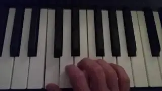 How to play a C Augmented Chord on piano