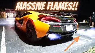 MCLAREN 720S SHOOTS MASSIVE FLAMES!!! *NOT CLICKBAIT*
