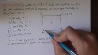 EsPCEx 2020 - Questão de Geometria Analítica