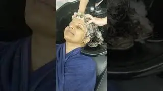 root touch up head wash #roottouchup #geetsalonpro #salon #headwash #noida #sector18noida