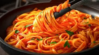 Невероятно вкусные тальятелле за 10 минут! Простой и вкусный рецепт пасты на ужин!