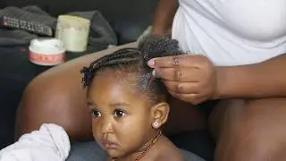 EASY STYLING FOR BABIES & TODDLERS NATURAL HAIR|| AFRO BABY|| GHANAIAN BABY HAIR STYLING