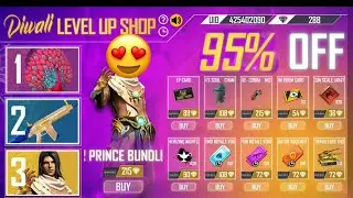 DIWALI LEVEL UP SHOP EVENT | FREE FIRE NEW EVENT | LEVEL UP SHOP EVENT | FF 20 OCTOBER EVENT |