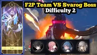F2P Team VS Svarog, Simulated Universe World 4 Difficulty 2 | Honkai: Star Rail Indonesia