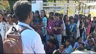 Ab JNRM Students on Strike Against Deemed University