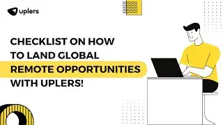 Get Matched with Your Dream Remote Job: Completing Your Uplers Profile