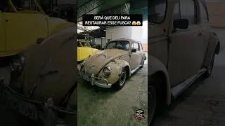 O REVIVENDO UM FUSCA! Veja o passo a passo da restaura&ccedil;&atilde;o at&eacute; a pintura do Fusca 1968! 😱