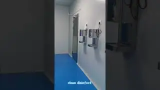 Steps for employees before entering the clean room