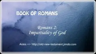 Romans 2: Impartiality of God