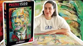 ATATÜRK PUZZLE YAPIMI l Anatolian 1500 Parça Puzzle l Mustafa Kemal Atatürk