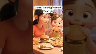 Почему Ханна перестала есть вредную еду🚗 | Короткая поучительная история для детей #короткиеистории