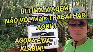 carreta bitrem carregada de madeira, atolou, última viagem nessa empresa.