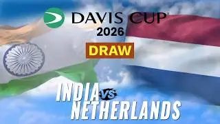 LIVE - India vs Netherlands | Davis Cup 2026 Qualifiers, Draw | Doordarshan Sports