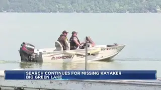 Green Lake Co. officials continue search for missing kayaker