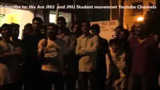 Kanhaiya Kumar Fierce Speech at Admin Block JNU (Effigy Burning of ABVP)