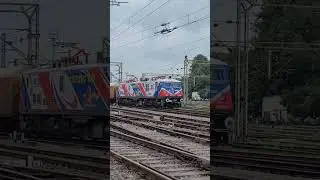 NEWLY PAINTED WAP7 WITH 12791 SC DNR EXPRESS #train #travel #railway #shortvideo