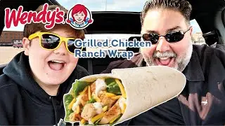 NEW Wendy's Grilled Chicken Ranch Wrap Review