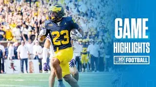 Washington at Michigan | HIGHLIGHTS | Big Ten Football | 10/18/2025
