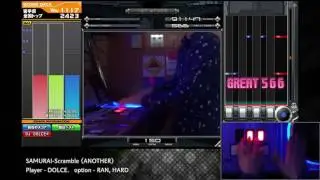 SAMURAI-Scramble (A) MAX-38 & PERFECT / played by DOLCE. / IIDX24 SINOBUZ [手元付き]