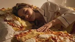 Would you sleep on a lasagna bed? #ai #asmrfood #asmr #relax #satisfying #asmreating