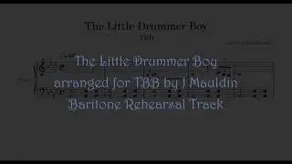 The Little Drummer Boy Baritone Rehearsal Track