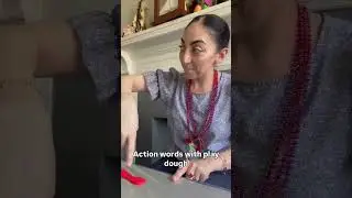 Play dough action words #preschool #kids #playdough
