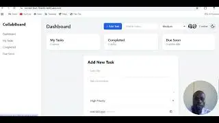 🚀 CollabBoard &ndash; Task Management Dashboard (React + Tailwind CSS)