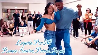 Loquita Por Mi - Romeo Santos, Prince Royce - Alfredo y Andrea Bailando Bachata 