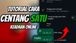 Cara centang satu di WhatsApp !!!!!!!!! Terbaru 2025